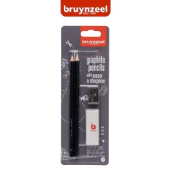 Bruynzeel Fineliner Brush Pen - Set 12 pennarelli a doppia punta in colori  assortiti