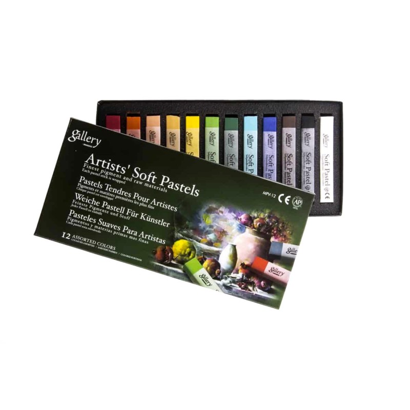 Gallery Soft Pastels - Confezione di pastelli quadrati morbidi per