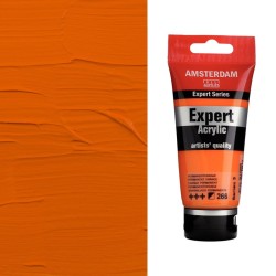 Colori Acrilici Talens Amsterdam Expert - Arancio permanente (266) tubo da 75 ml