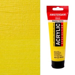 Colori Acrilici Talens "Amsterdam" Giallo Metallizzato (831) tubo da 120 ml