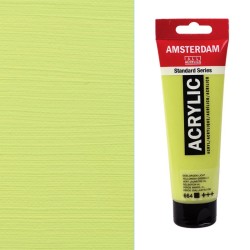 Colori Acrilici Talens "Amsterdam" Verde Giallastro Chiaro (664) tubo da 120 ml