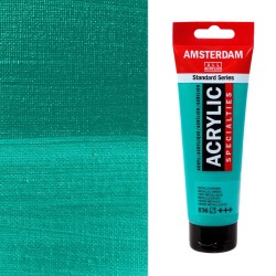 Colori Acrilici Talens "Amsterdam" Verde Metallizzato (836) tubo da 120 ml