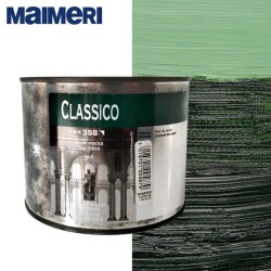 Colori ad Olio Maimeri "Classico" Verde Vescica (358), lattina da 500 ml