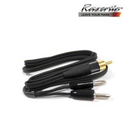 Cavo Razertip 5FL RCA/Connettori a banana - Per collegare penne Razertip a Pirografi Brenn Peter Junior