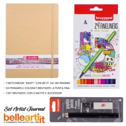 Bellearti.it - Set Artist Journal Kraft per Sketching e Tecnica mista