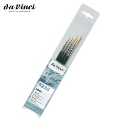 DA VINCI - SET NOVA 5235 - 4 PENNELLI TONDI IN PELO SINTETICO SERIE 1570